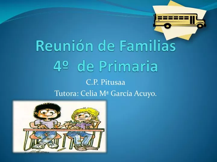 reuni n de familias 4 de primaria