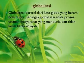 globalisasi