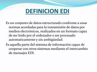 definicion edi