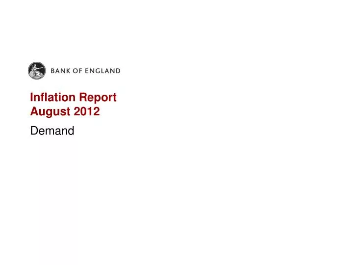 inflation report august 2012