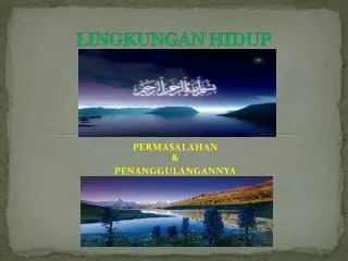 lingkungan hidup