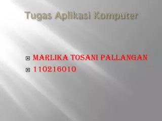 tugas aplikasi komputer