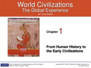 From Human History to the Early Civilizations