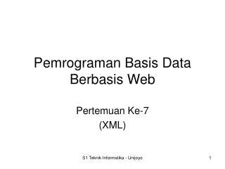 pemrograman basis data berbasis web