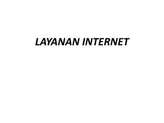 layanan internet