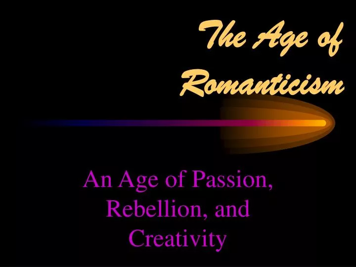 the age of romanticism