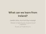 What can we learn from Ireland? - slide 1