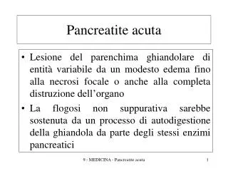 pancreatite acuta