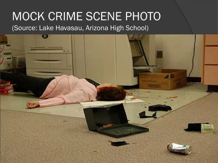 mock crime scene photo source lake havasau arizona high school