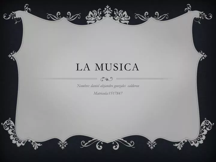 la musica