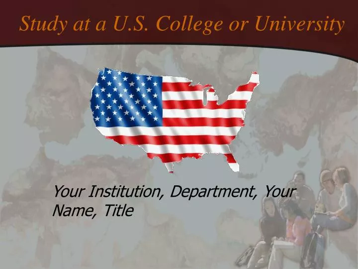 study at a u s college or university