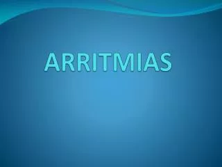 arritmias