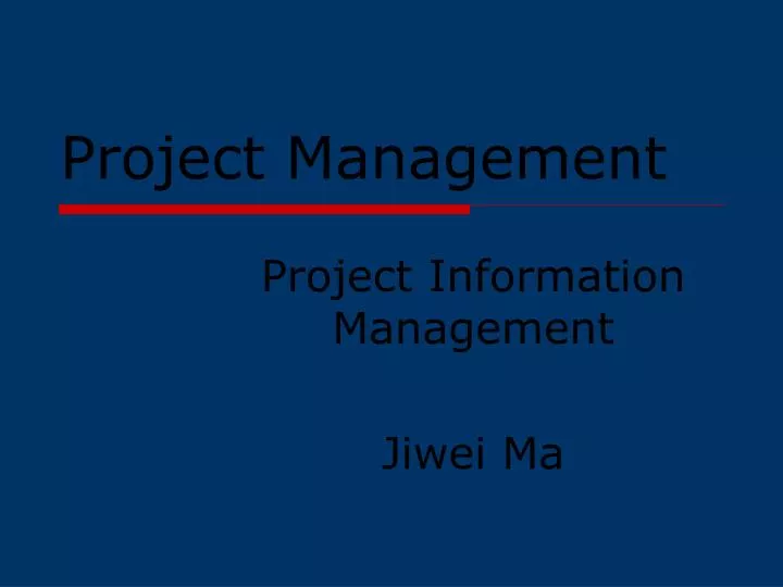 project management