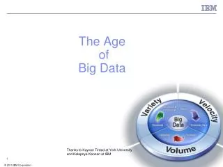 The Age of Big Data