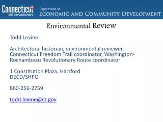 Environmental Review