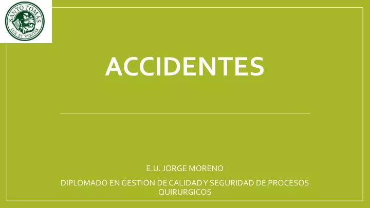 accidentes