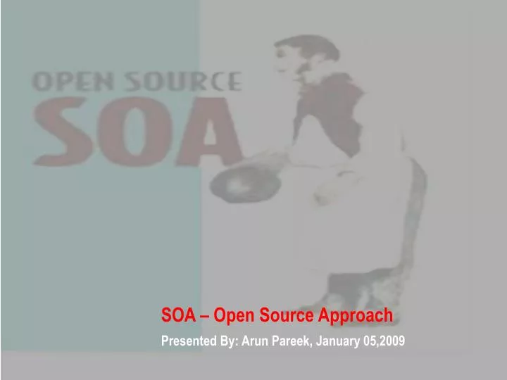 soa open source approach