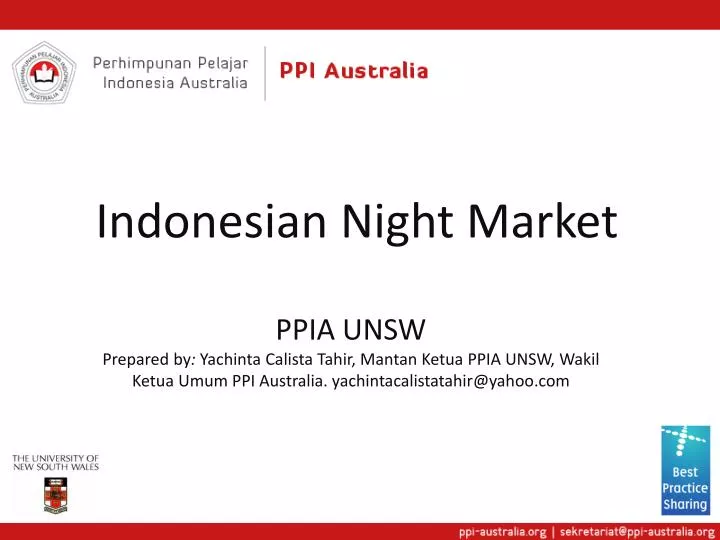 indonesian night market
