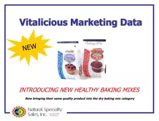 Vitalicious Marketing Data