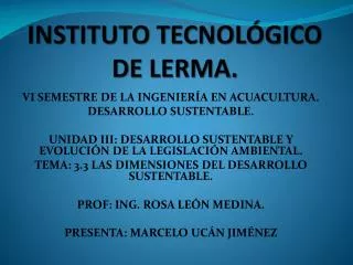 instituto tecnol gico de lerma