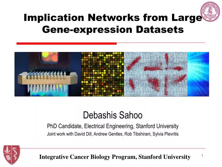 implication networks from large gene expression datasets