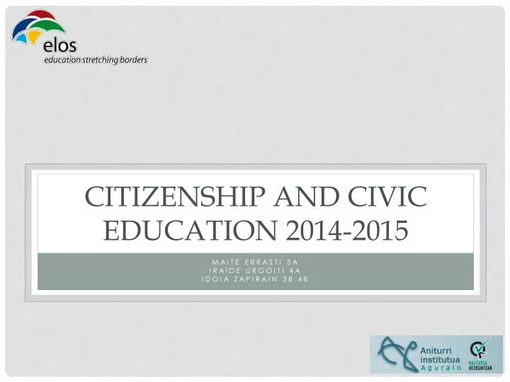 citizenship and civic education 2014 2015