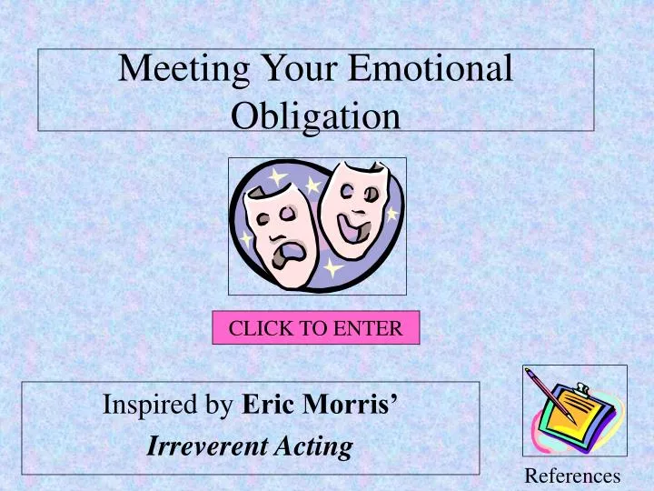 meeting your emotional obligation
