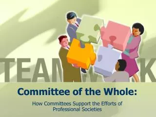 Committee of the Whole: