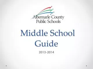 Middle School Guide