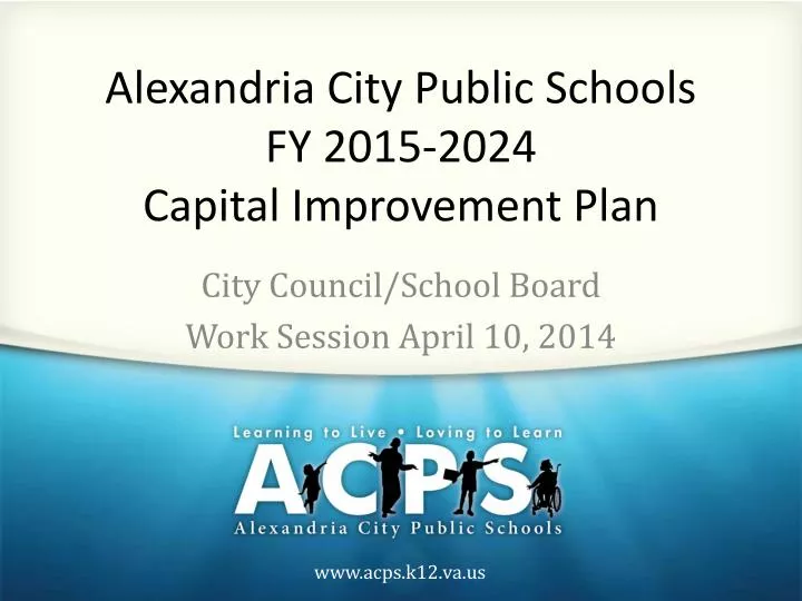 alexandria city public schools fy 2015 2024 capital improvement plan