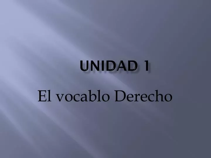 unidad 1