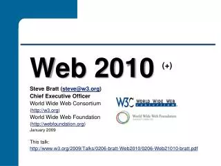 Web 2010 (+)