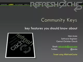 Community Keys