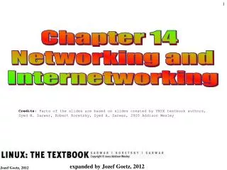 Chapter 14 Networking and Internetworking