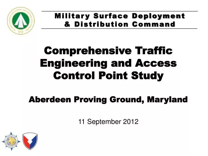 comprehensive traffic engineering and access control point study
