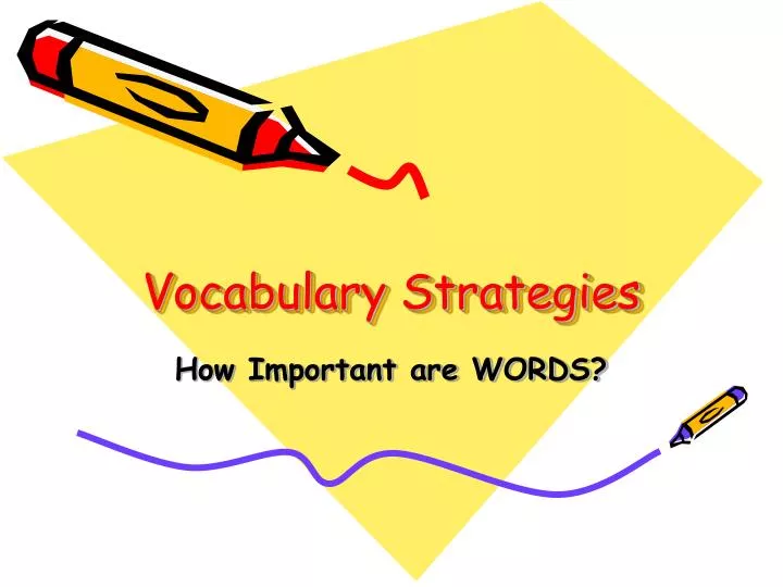 vocabulary strategies