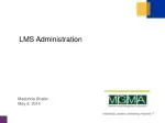 LMS Administration - slide 1