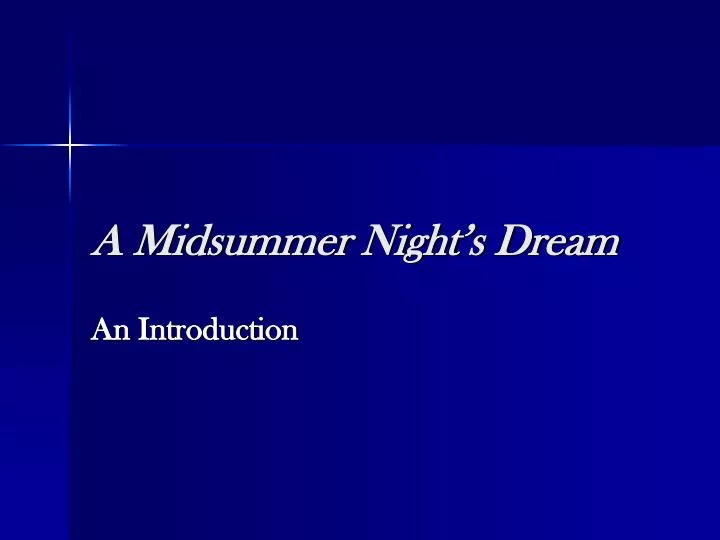 a midsummer night s dream