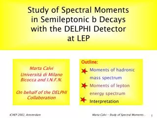 Study of Spectral Moments in Semileptonic b Decays with the DELPHI Detector at LEP