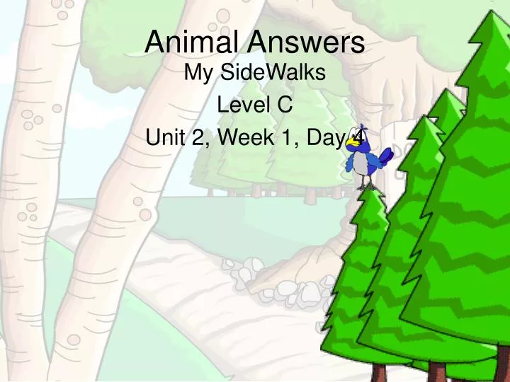 animal answers