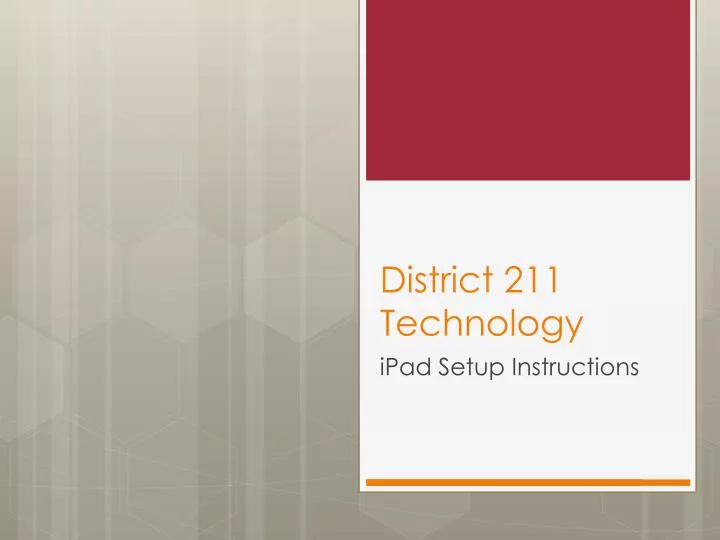 district 211 technology