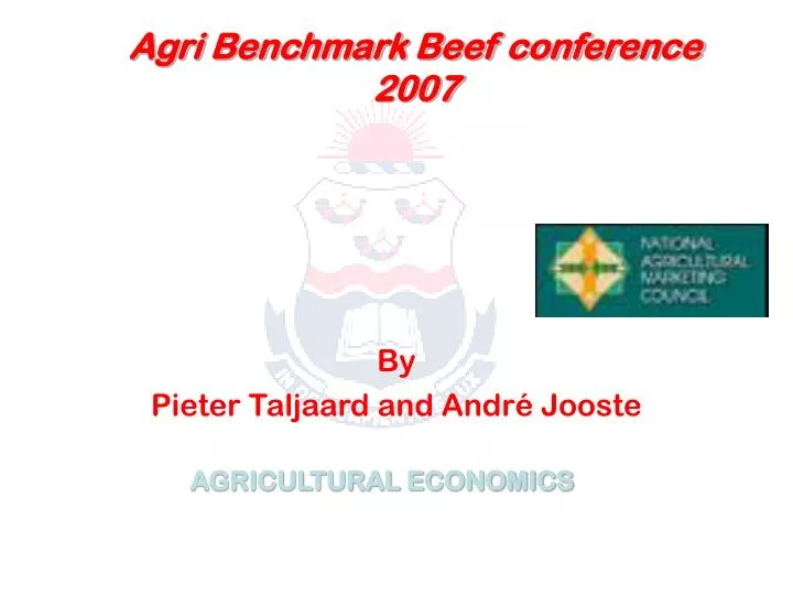 agri benchmark beef conference 2007