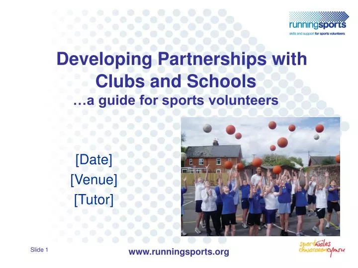 developing partnerships with clubs and schools a guide for sports volunteers
