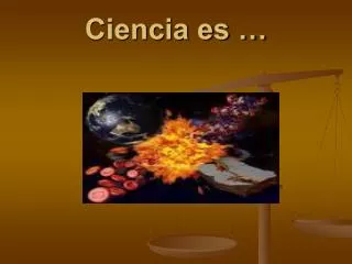 ciencia es