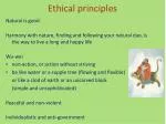 ethical principles t shirt