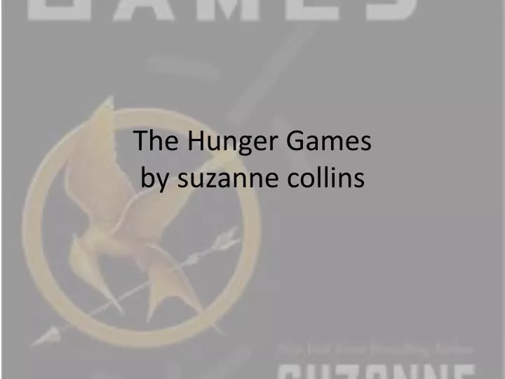 the hunger games by suzanne collins