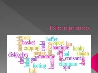 extranjerismos