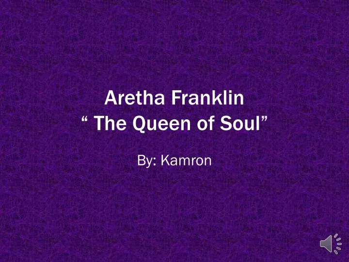 aretha franklin the queen of soul