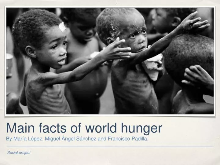 main facts of world hunger