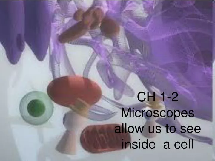 ch 1 2 microscopes allow us to see inside a cell
